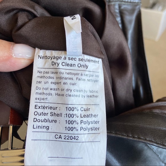 Vintage Bod & Christensen Leather Pants Size 14 - Picture 5 of 8